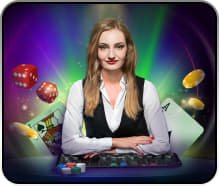 crownjili platform hero banner showing sports and casino games